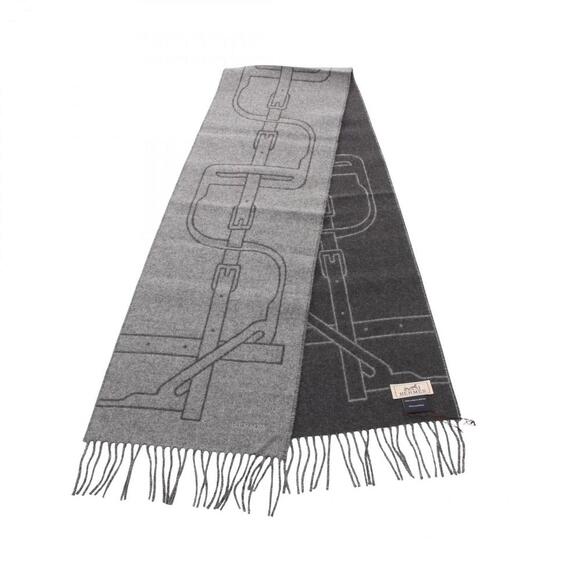 HERMES Gray Scarf - Picture 1 of 6